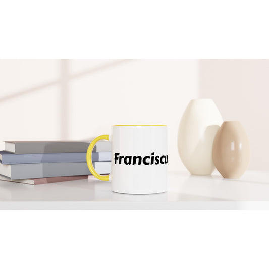 Franciscus naam cadeau mok - beker - kado collega - moederdag - verjaardag - persoonlijke voornaam mok werknemer - collega | Beker in verschillende kleuren!