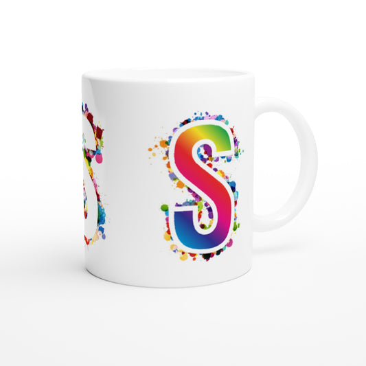 Letter S - Disco Mok - Beker