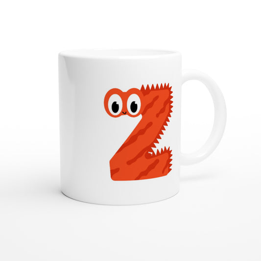 Letter Z - Cartoon Mok - Beker