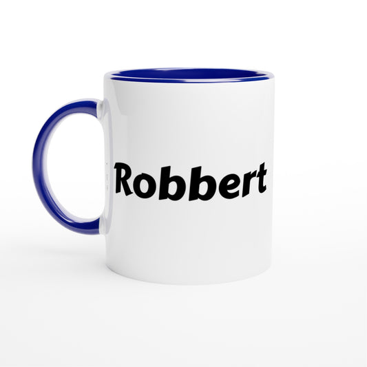 Robbert voornaam mok - beker - kado collega - verjaardag - persoonlijke naam collega - cadeau beker in verschillende kleuren!