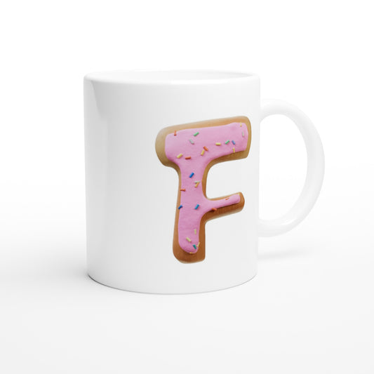 Letter F -  Donut Mok - Beker