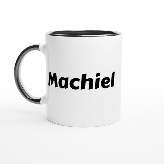 Machiel voornaam mok - beker - kado collega - verjaardag - persoonlijke naam collega - cadeau beker in verschillende kleuren!