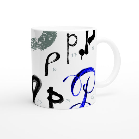 Letter P - Pees Mok - Beker