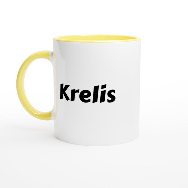 Krelis naam cadeau mok - beker - kado collega - moederdag - verjaardag - persoonlijke voornaam mok werknemer - collega | Beker in verschillende kleuren!