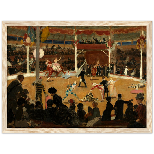 Het Circus - Suzanne Valadon | poster | mat papier | houten lijst