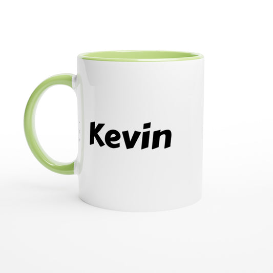 Kevin naam cadeau mok - beker - kado collega - moederdag - verjaardag - persoonlijke voornaam mok werknemer - collega | Beker in verschillende kleuren!