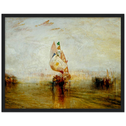 The Sun of Venice - William Turner | poster | mat papier | houten lijst