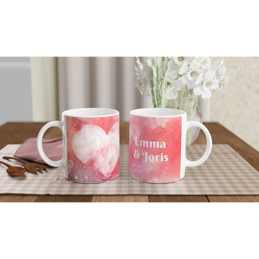 Mok ontwerpen met eigen naam - Valentijn - Love beker - Liefde