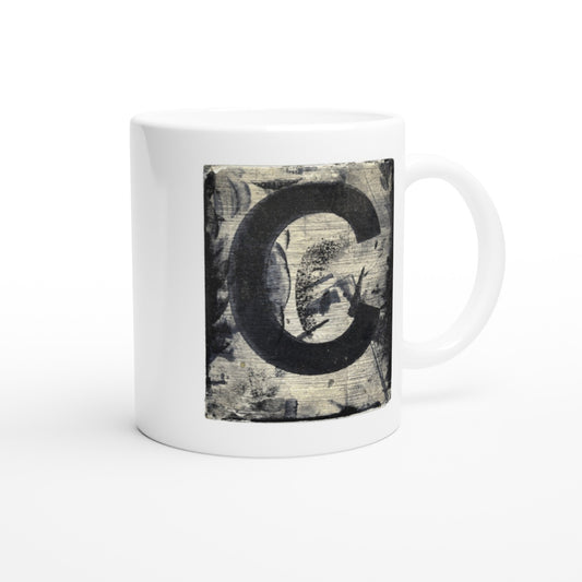 Letter C - Vintage Mok - Beker