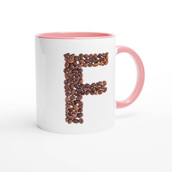 Letter F - Koffie Mok | Meerdere kleuren!