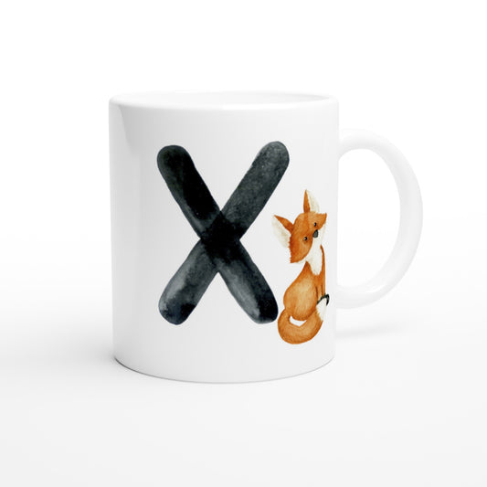 Letter X - Fox Mok - Beker