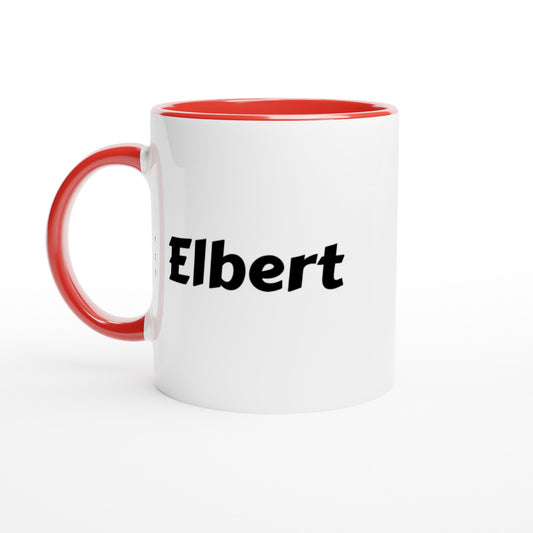 Elbert naam cadeau mok - beker - kado collega - moederdag - verjaardag - persoonlijke voornaam mok werknemer - collega | Beker in verschillende kleuren!