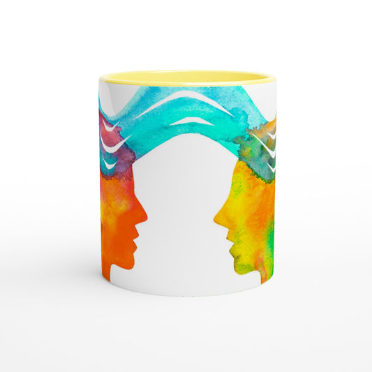 Twee zielen een gedachte - love -liefde - Cadeau Mok | Beker in verschillende kleuren!