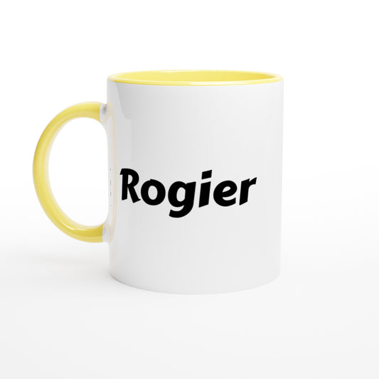 Rogier voornaam mok - beker - kado collega - verjaardag - persoonlijke naam collega - cadeau beker in verschillende kleuren!