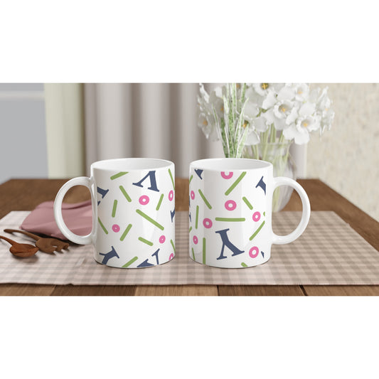 Letter Y - Abstract Mok - Beker
