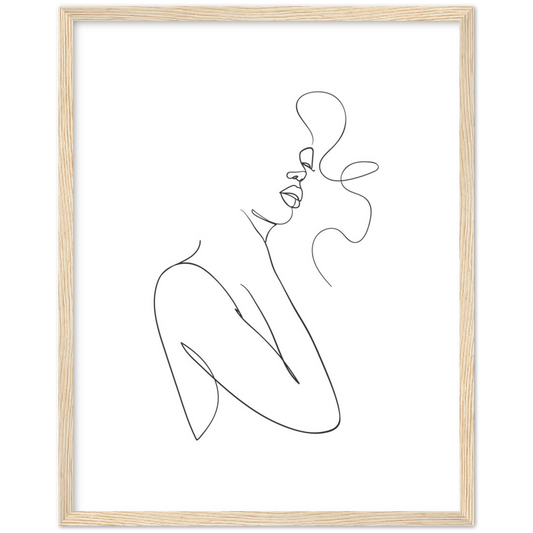 Ladygirl | poster | mat papier | houten lijst