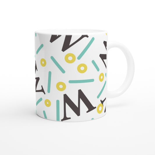 Letter W - Abstract Mok - Beker