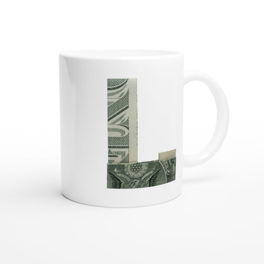 Letter L - Dollar Mok - Beker