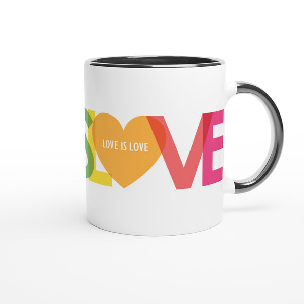 Love is Love - hart - liefde - Cadeau Mok | Beker in verschillende kleuren!