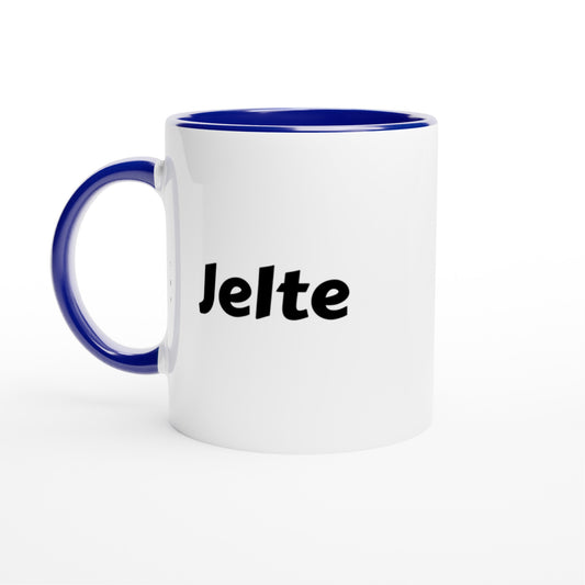 Jelte naam cadeau mok - beker - kado collega - moederdag - verjaardag - persoonlijke voornaam mok werknemer - collega | Beker in verschillende kleuren!