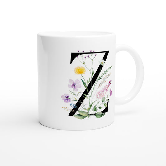Letter Z - Flowers Mok - Beker