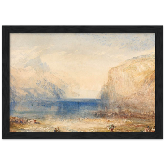 Fluelen - Morning - William Turner | poster | mat papier | houten lijst