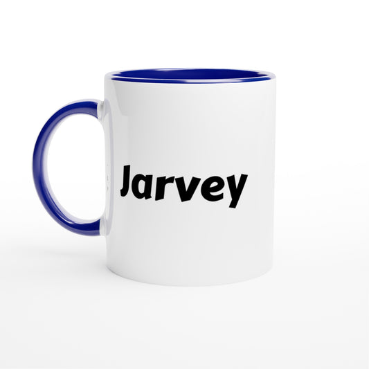 Jarvey naam cadeau mok - beker - kado collega - moederdag - verjaardag - persoonlijke voornaam mok werknemer - collega | Beker in verschillende kleuren!