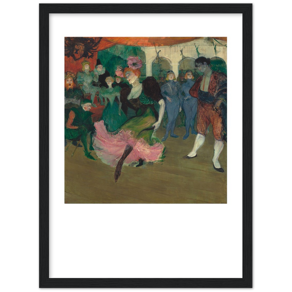 The Bolero - Henri de Toulouse-Lautrec | poster | mat papier | houten lijst