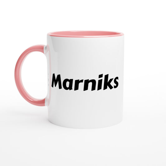 Marniks voornaam mok - beker - kado collega - verjaardag - persoonlijke naam collega - cadeau beker in verschillende kleuren!