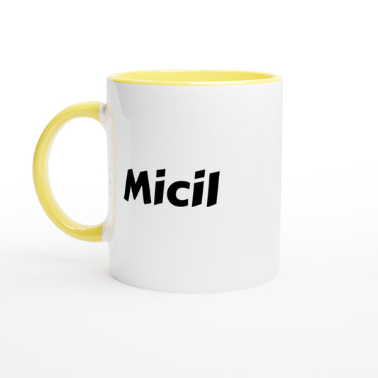 Micil voornaam mok - beker - kado collega - verjaardag - persoonlijke naam collega - cadeau beker in verschillende kleuren!