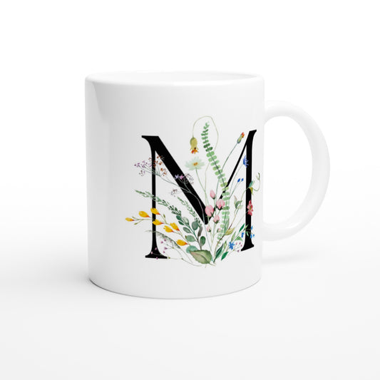 Letter M - Groei bloei Mok - Beker
