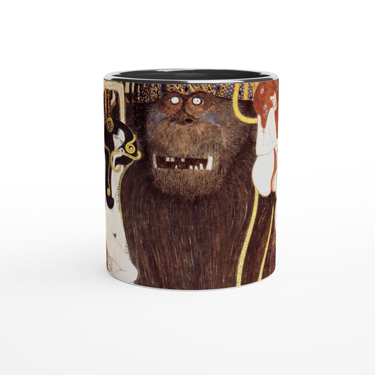 Gustav Klimt mok - Cadeau - Die feindlichen Gewalten Mok | Beker in verschillende kleuren!