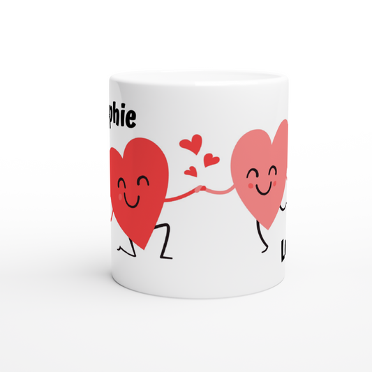 Mok ontwerpen met eigen naam - Valentijn - Love beker - Liefde