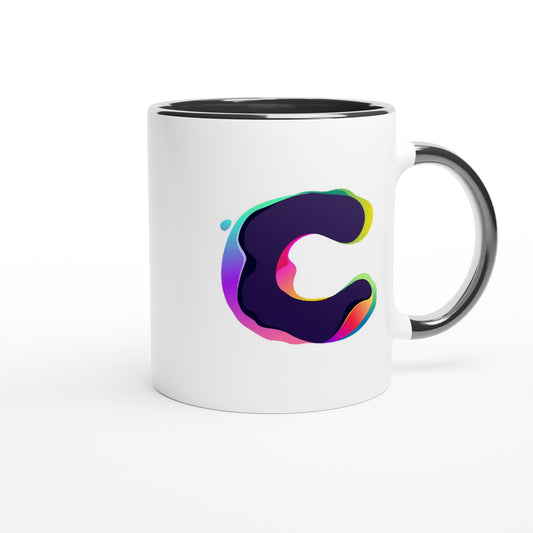 Letter C - Splashing Wave Mok | Meerdere kleuren!