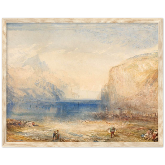 Fluelen - Morning - William Turner | poster | mat papier | houten lijst