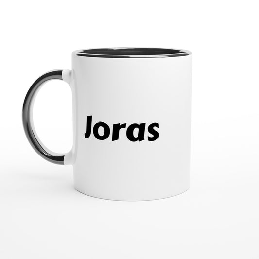Joras naam cadeau mok - beker - kado collega - moederdag - verjaardag - persoonlijke voornaam mok werknemer - collega | Beker in verschillende kleuren!