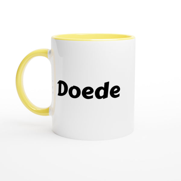 Doede naam cadeau mok - beker - kado collega - moederdag - verjaardag - persoonlijke voornaam mok werknemer - collega | Beker in verschillende kleuren!