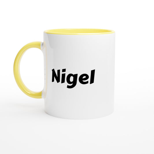 Nigel voornaam mok - beker - kado collega - verjaardag - persoonlijke naam collega - cadeau beker in verschillende kleuren!