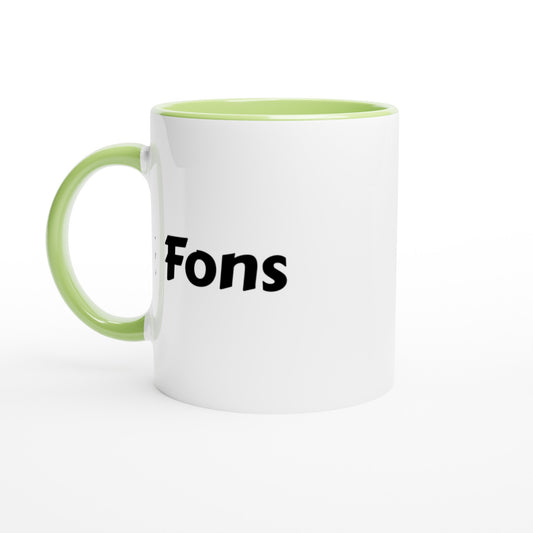 Fons naam cadeau mok - beker - kado collega - moederdag - verjaardag - persoonlijke voornaam mok werknemer - collega | Beker in verschillende kleuren!