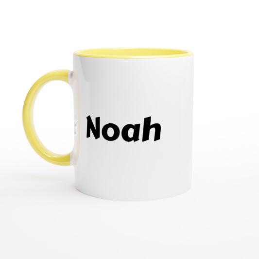 Noah voornaam mok - beker - kado collega - verjaardag - persoonlijke naam collega - cadeau beker in verschillende kleuren!