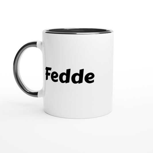 Fedde  naam cadeau mok - beker - kado collega - moederdag - verjaardag - persoonlijke voornaam mok werknemer - collega | Beker in verschillende kleuren!