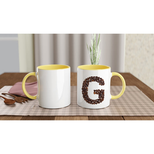 Letter G - Koffie Mok | Meerdere kleuren!