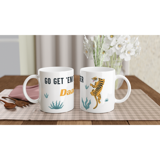Go get 'em tiger | Mok met eigen naam