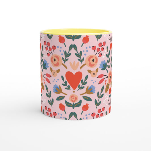 Flower - love -liefde - Cadeau Mok | Beker in verschillende kleuren!
