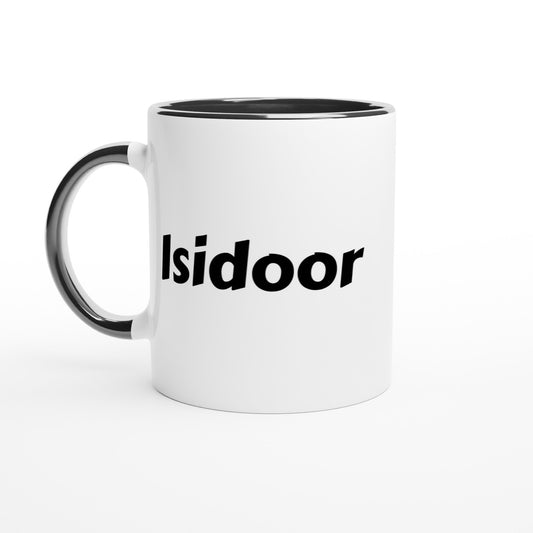 Isidoor naam cadeau mok - beker - kado collega - moederdag - verjaardag - persoonlijke voornaam mok werknemer - collega | Beker in verschillende kleuren!