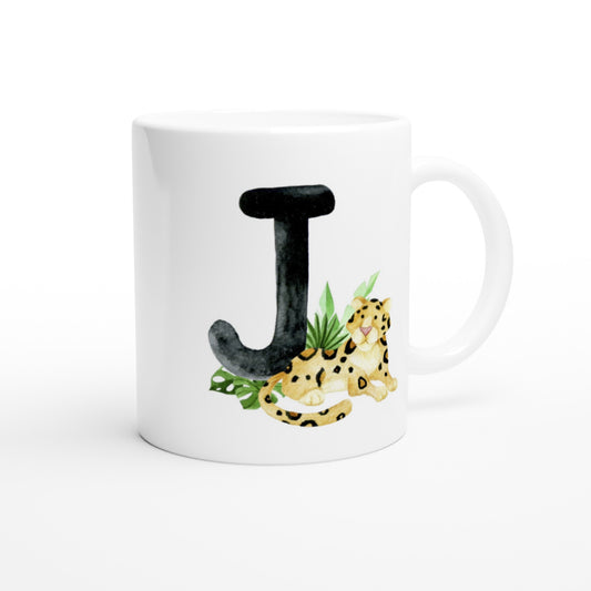 Letter J - Cheetah Mok - Beker