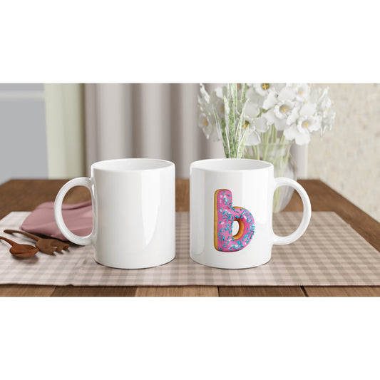 Letter B - Donut Mok - Beker