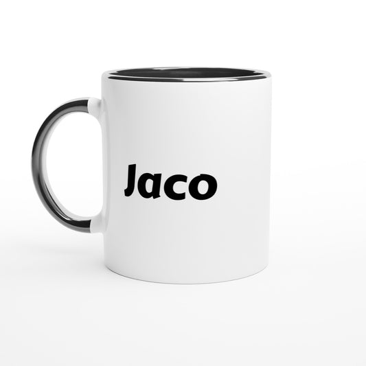 Jaco naam cadeau mok - beker - kado collega - moederdag - verjaardag - persoonlijke voornaam mok werknemer - collega | Beker in verschillende kleuren!