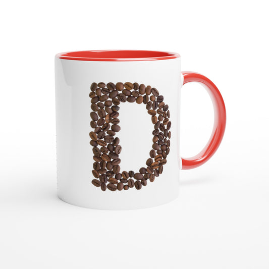 Letter D - Koffie Mok | Meerdere kleuren!