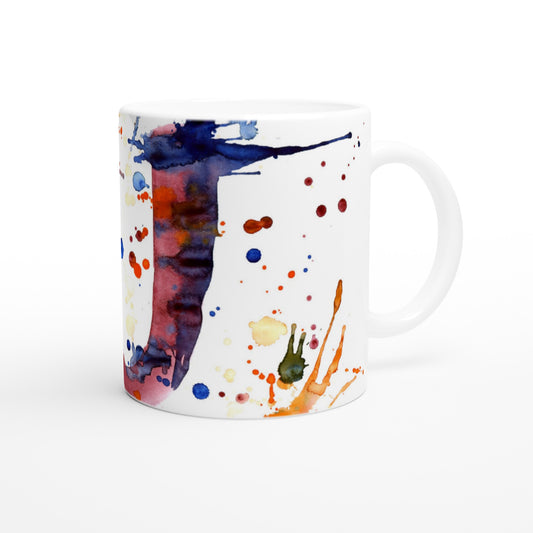 Letter U - Paint Mok - Beker